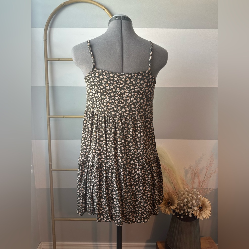 American Eagle Outfitters Brown Floral Dress - Picture 4 of 5